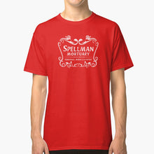 Load image into Gallery viewer, Spellman Mortuary T Shirt Kiernan Shipka Jughead Harvey Kinkle Spellman Mortuary Archie Riverdale 90s Spellman Caos